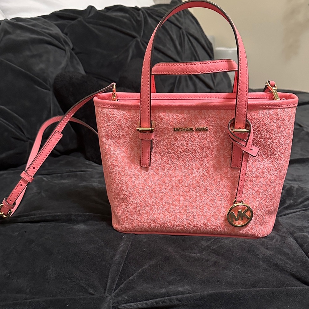 Michael Kors Pink Satchel Bag